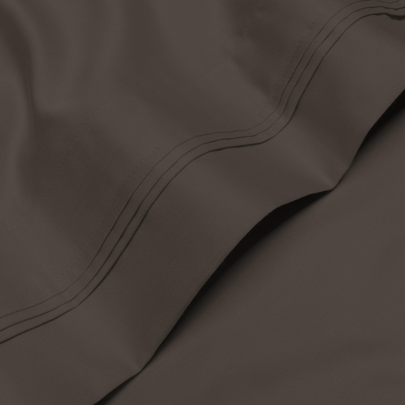 Parure de draps en coton égyptien de qualité supérieure 1000 fils au pouce carré, à poches profondes et à motif uni