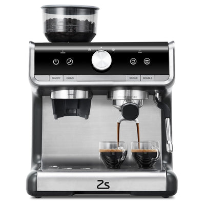 Cafetière expresso automatique 20 bars avec mousseur à lait pour barista amateur