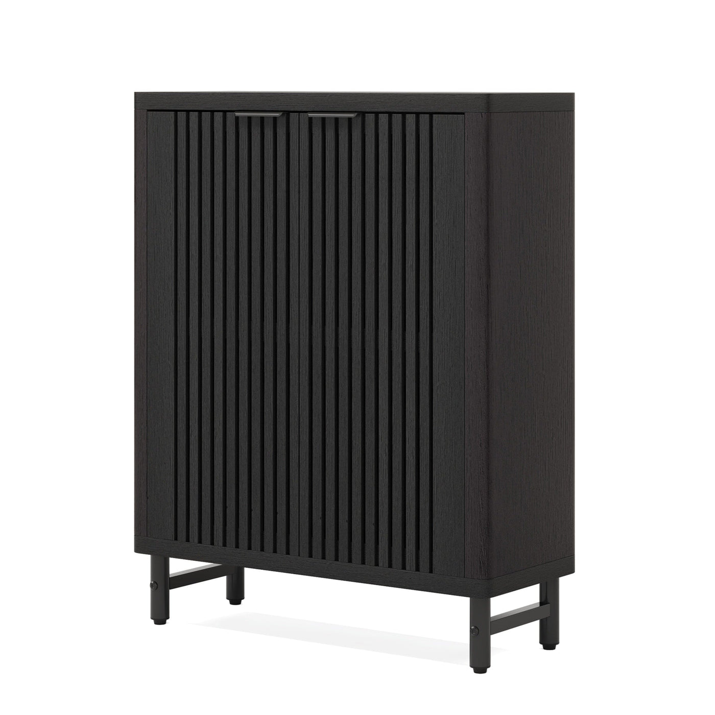Meuble de rangement à chaussures 24 paires avec porte pour entrée et salon