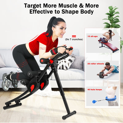 Appareil abdominal pliable pour exercices abdominaux à domicile