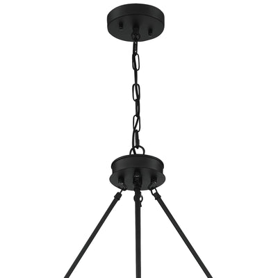 Lustre Acroma Farmhouse à 12 lumières, 40 po, en forme de roue de chariot, certifié UL - 40 po P x 138 po H
