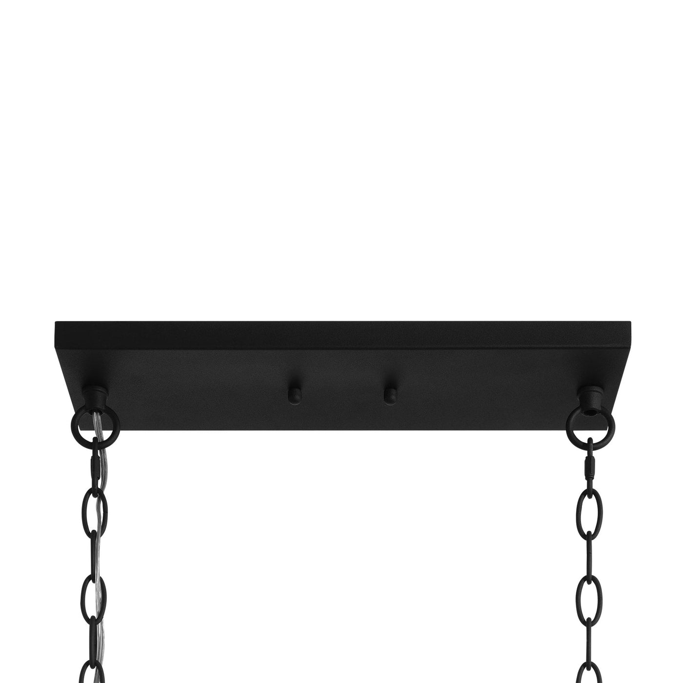Lustre linéaire rectangulaire Allegray Farmhouse de 52 po à 7 lumières pour îlot de cuisine