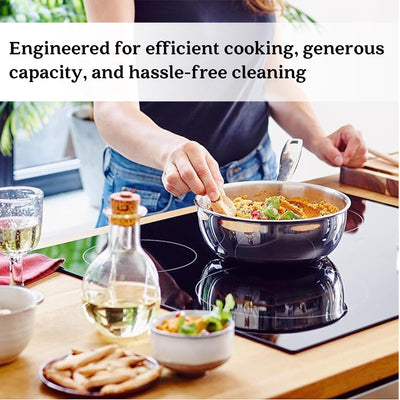 Saucière Alva Maestro en acier inoxydable 5 plis - 1,6 pinte. Non toxique