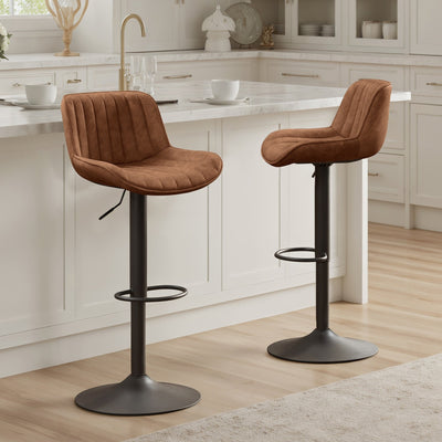 Tabouret de bar pivotant à hauteur réglable Art Leon, lot de 2