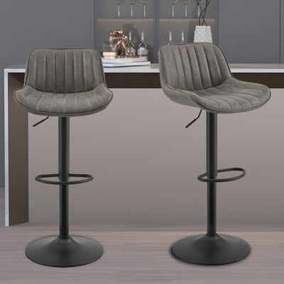 Tabouret de bar pivotant à hauteur réglable Art Leon, lot de 2