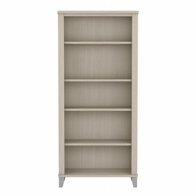 Bibliothèque haute à 5 étagères Bush Furniture Somerset avec tablettes réglables