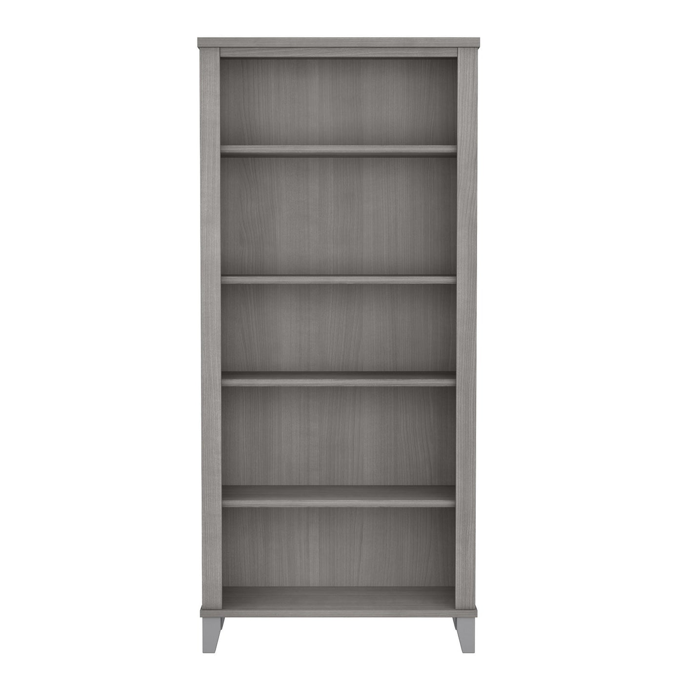 Bibliothèque haute à 5 étagères Bush Furniture Somerset avec tablettes réglables