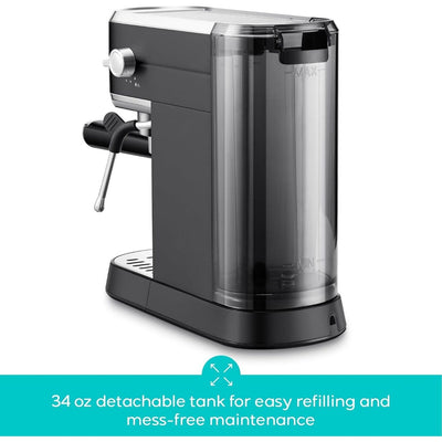Machine à expresso CASABREWS CM5418 20 bars avec buse vapeur pour mousse de lait