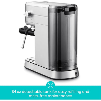 Machine à expresso professionnelle Casabrews 20 bars avec système de mousse de lait