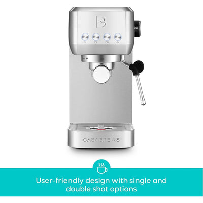 Machine à expresso professionnelle Casabrews 3700E 20 bars avec mousseur à lait - N/A