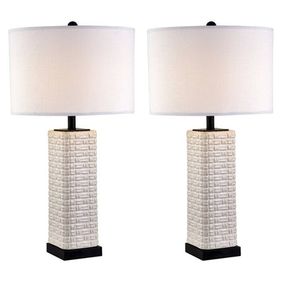 Ensemble de lampes de table USB en céramique