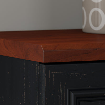 Armoire de rangement Fairview avec portes et étagères par Bush Furniture - 31,73 L x 12,76 l x 30,71 H