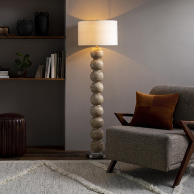 Lampadaire d'appoint rustique Daniel