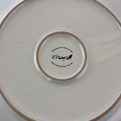 Service de table 16 pièces Elama Marketplace Favorites, blanc gaufré
