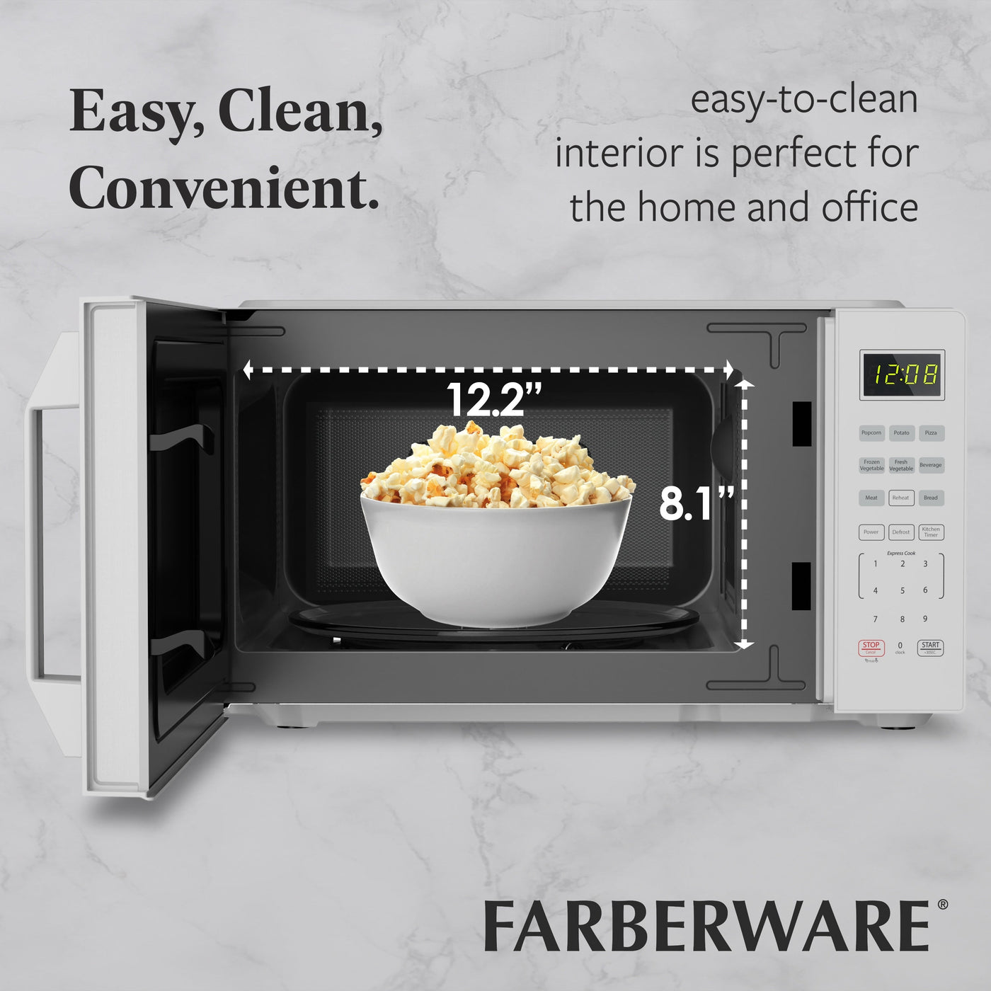 Four à micro-ondes compact de comptoir Farberware de 700 watts