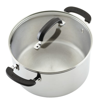 Batterie de cuisine Farberware Brilliance en acier inoxydable, 10 pièces