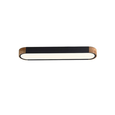 Plafonnier LED ovale à intensité variable Farmhouse Wood - 37 3000 K/6000 K