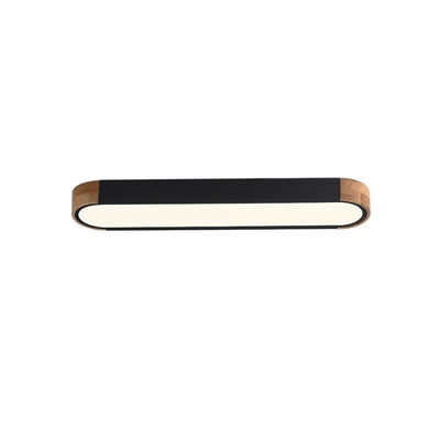 Plafonnier LED ovale à intensité variable Farmhouse Wood - 37 3000 K/6000 K
