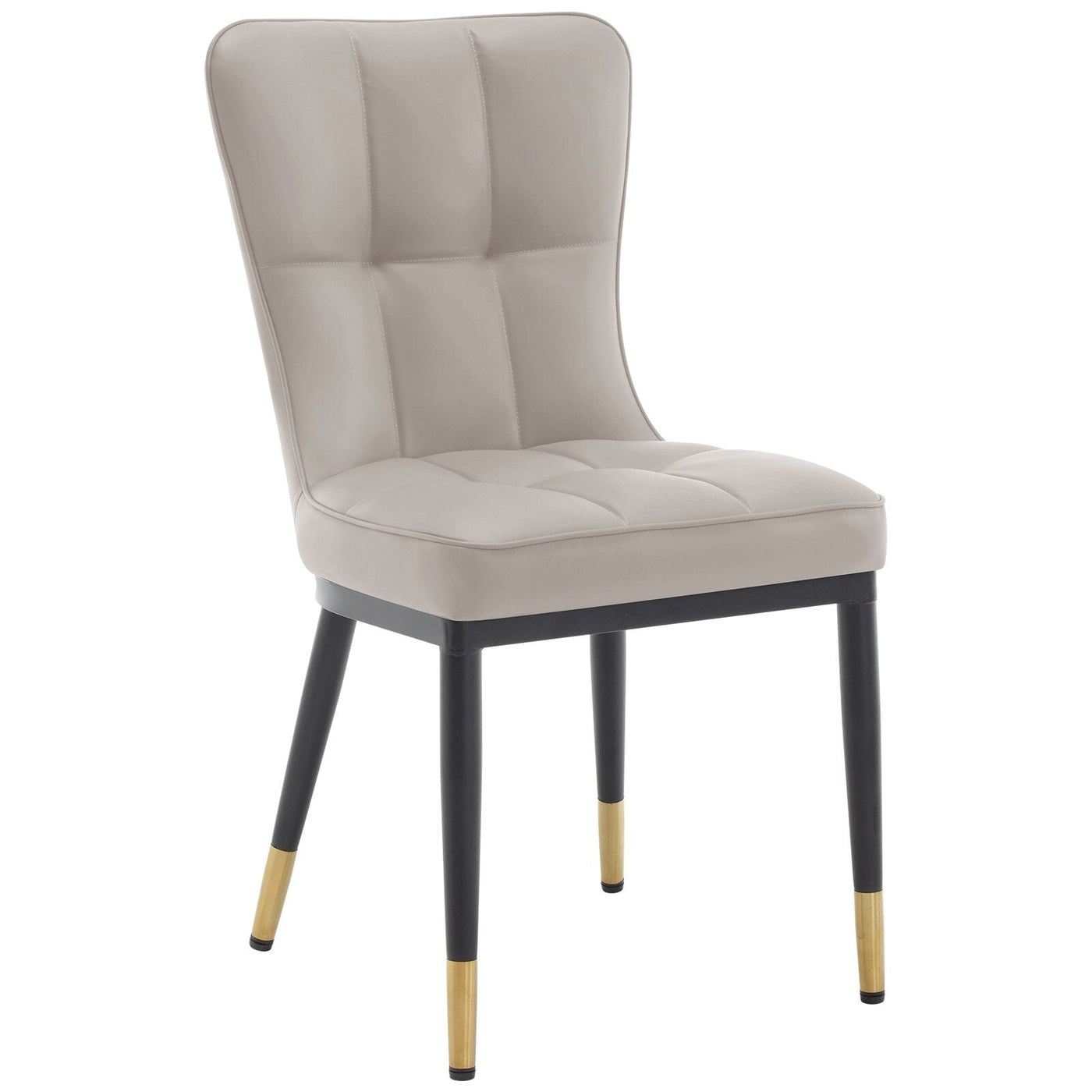 Lot de 2/4 chaises de salle à manger rembourrées en similicuir