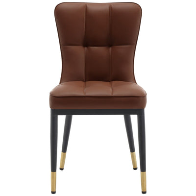 Lot de 2/4 chaises de salle à manger rembourrées en similicuir