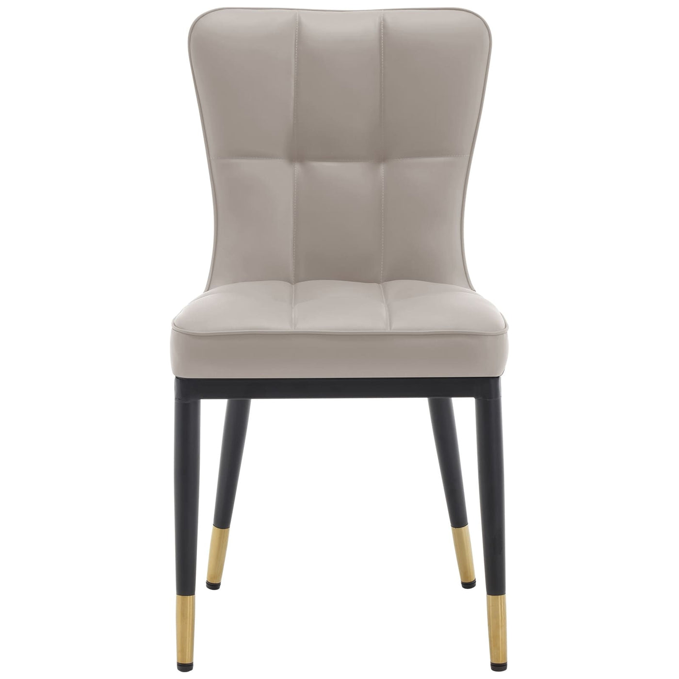 Lot de 2/4 chaises de salle à manger rembourrées en similicuir