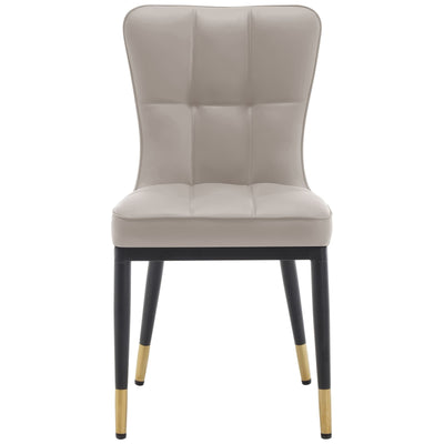 Lot de 2/4 chaises de salle à manger rembourrées en similicuir