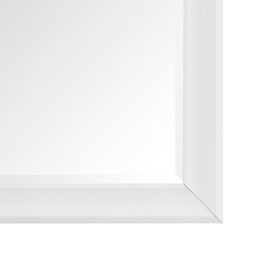 Miroir de sol encadré pleine longueur - Grand miroir rectangulaire sur pied, miroir intégral pour chambre et dressing