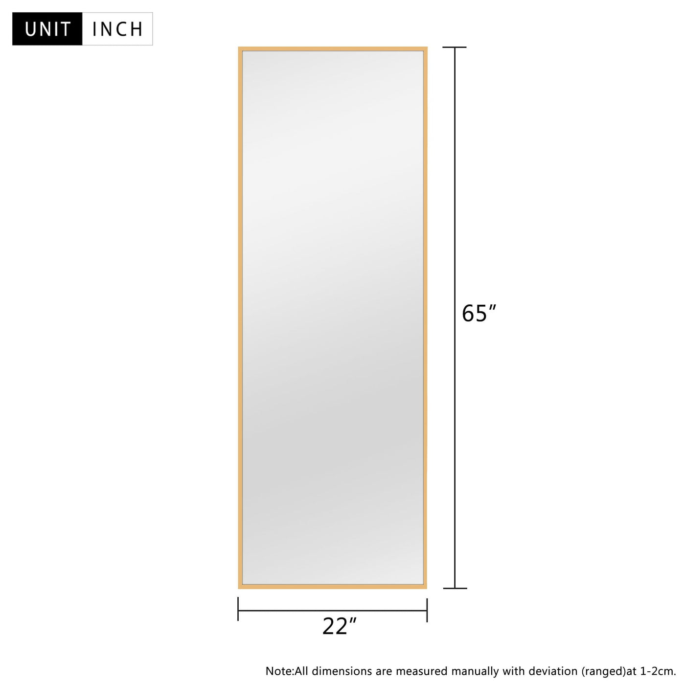 Miroir pleine longueur Grand miroir mural Miroir intégral
