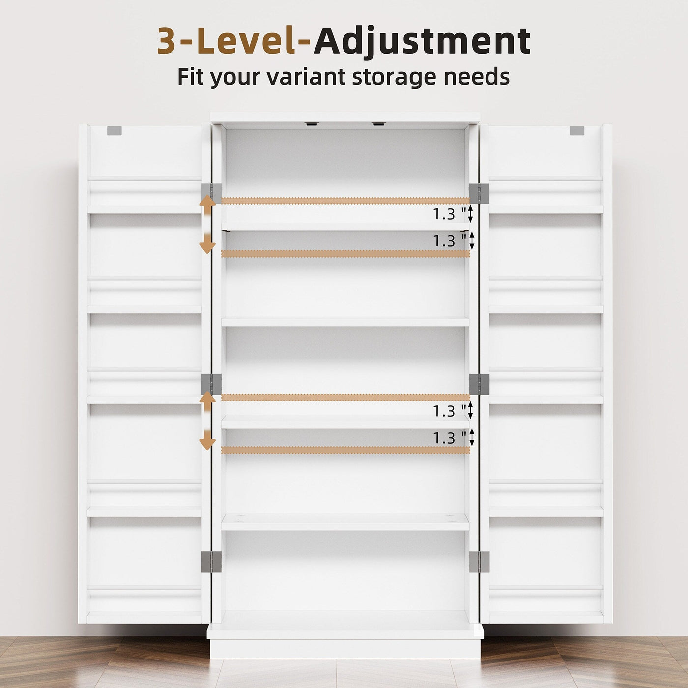Armoire de rangement Futzca 47 po, armoires de cuisine en bois
