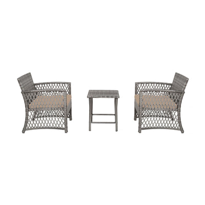 Ensemble de patio bistro en osier Heritage Outdoor 3 pièces