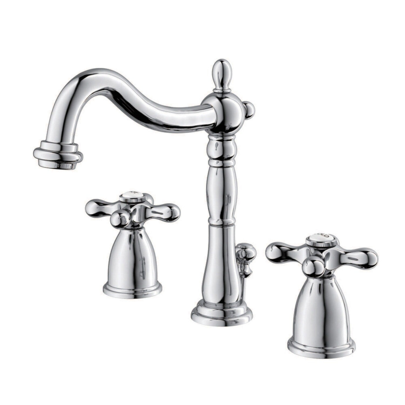 Robinet de salle de bain à large entraxe Heritage de 8 po