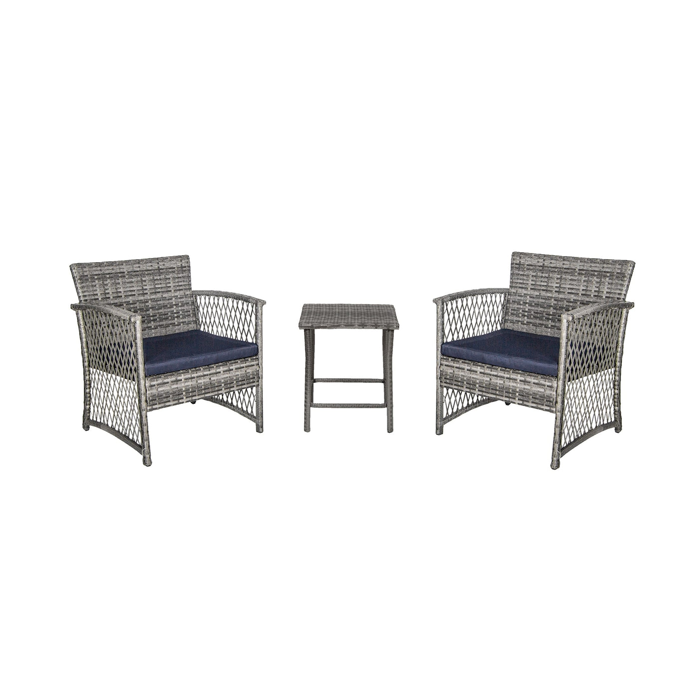 Ensemble de patio bistro en osier Heritage Outdoor 3 pièces