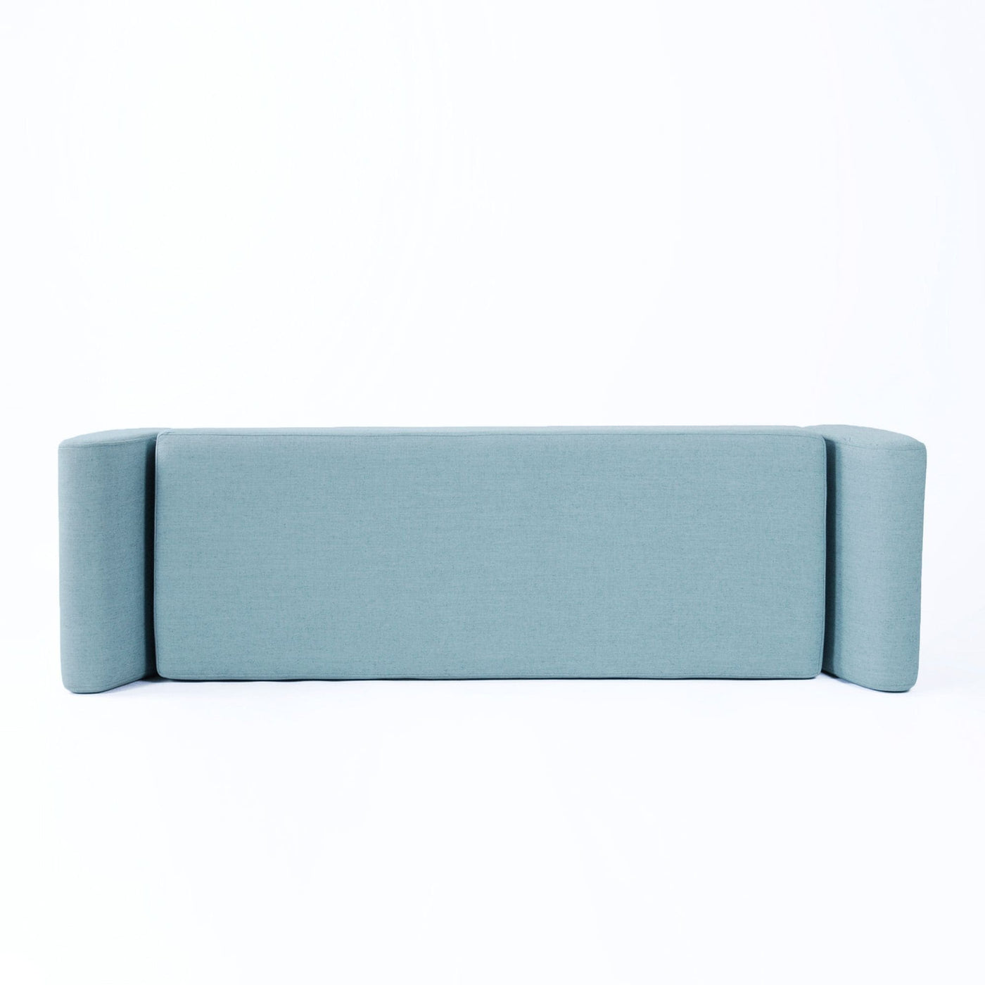Banc de rangement moderne Sherpa avec pieds en bois HomePop