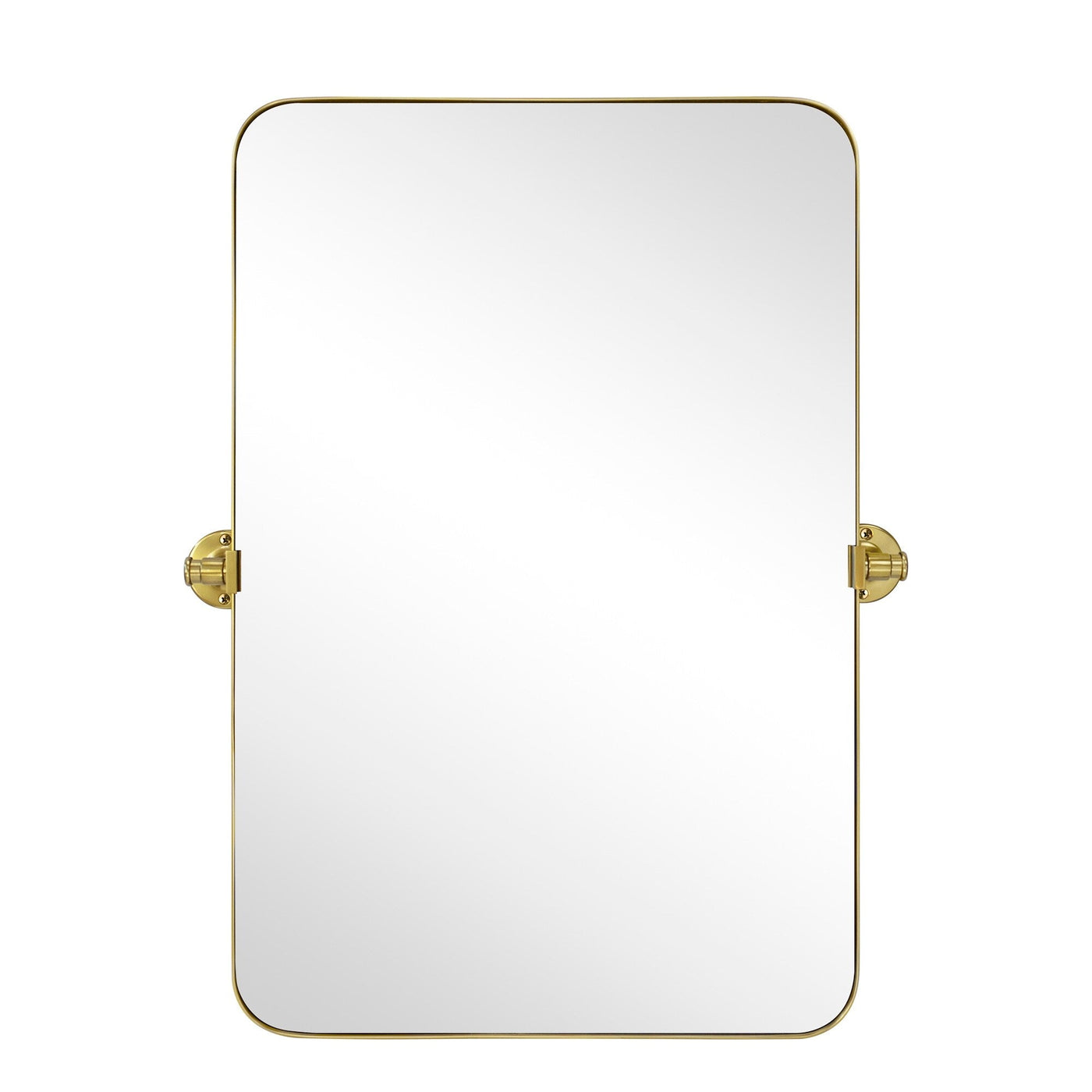 Miroir mural rectangulaire pivotant et inclinable en métal TEHOME Jonathan