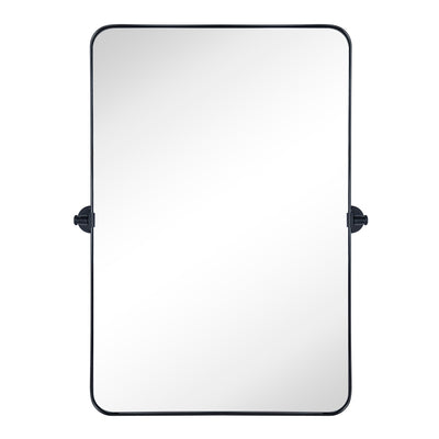 Miroir mural rectangulaire pivotant et inclinable en métal TEHOME Jonathan