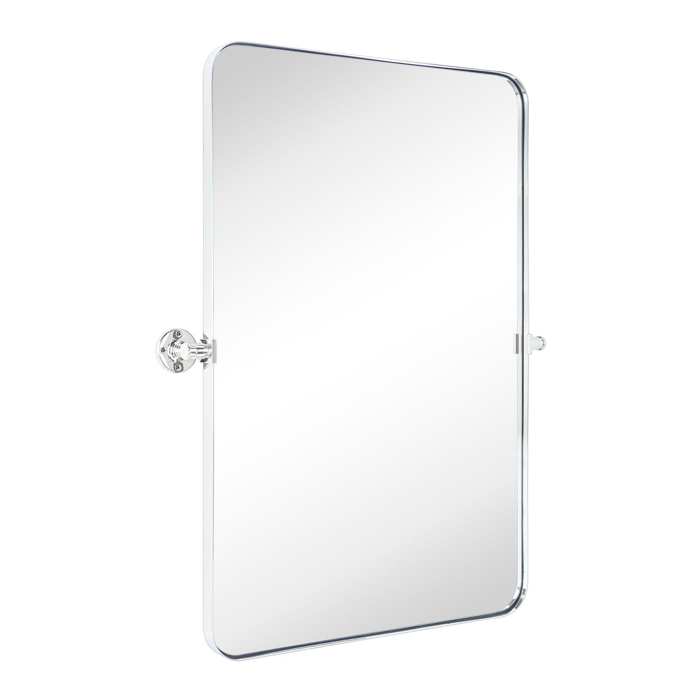 Miroir mural rectangulaire pivotant et inclinable en métal TEHOME Jonathan