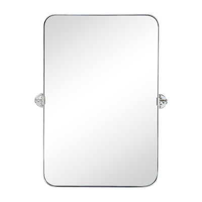 Miroir mural rectangulaire pivotant et inclinable en métal TEHOME Jonathan