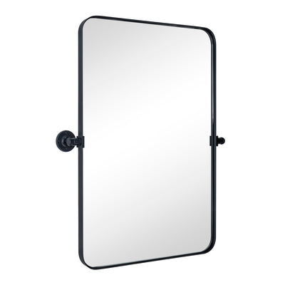 Miroir mural rectangulaire pivotant et inclinable en métal TEHOME Jonathan