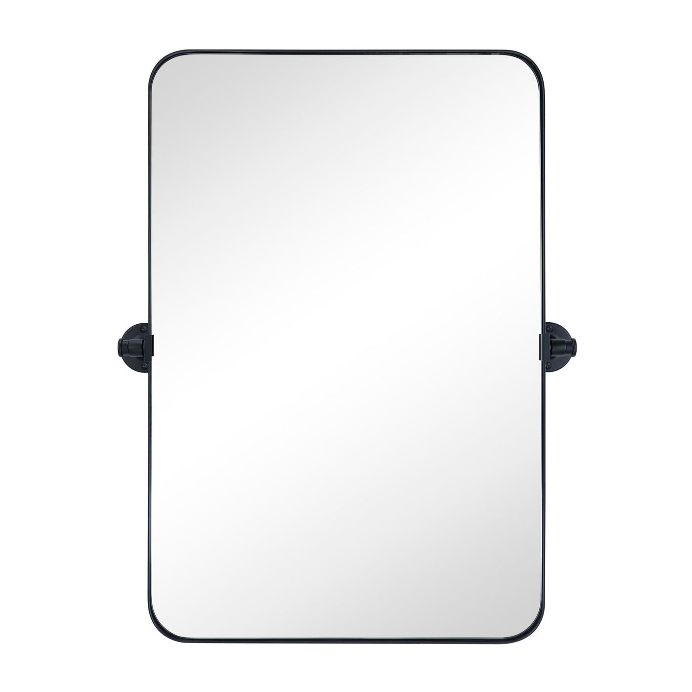 Miroir mural rectangulaire pivotant et inclinable en métal TEHOME Jonathan