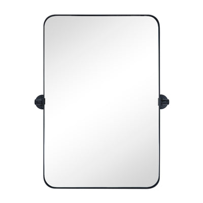 Miroir mural rectangulaire pivotant et inclinable en métal TEHOME Jonathan