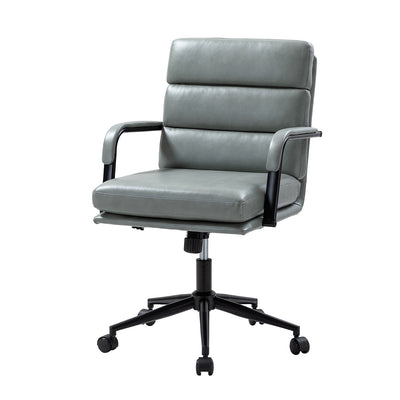 Chaise de travail moderne Joseph en similicuir avec verrouillage de l'inclinaison et inclinaison centrale par HULALA HOME