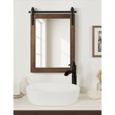 Miroir mural rectangulaire rustique Kate et Laurel Cates