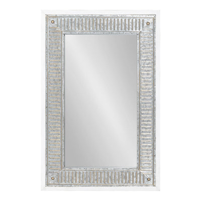Miroir mural en bois et métal Kate et Laurel Deely