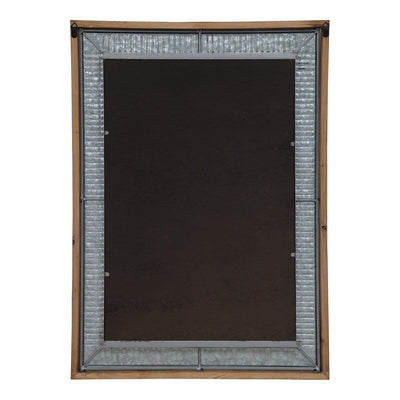 Miroir mural en bois et métal Kate et Laurel Deely