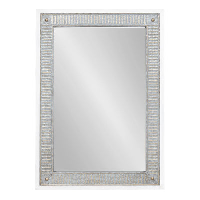 Miroir mural en bois et métal Kate et Laurel Deely