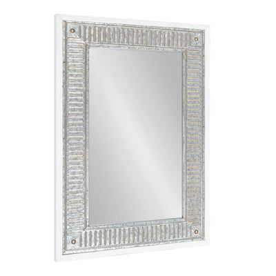 Miroir mural en bois et métal Kate et Laurel Deely