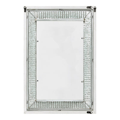 Miroir mural en bois et métal Kate et Laurel Deely