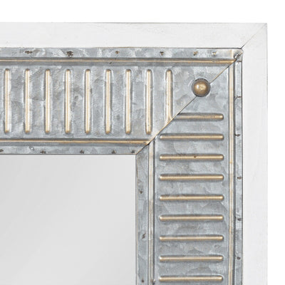 Miroir mural en bois et métal Kate et Laurel Deely