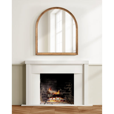 Miroir mural en bois Arch de Kate et Laurel Hatherleigh