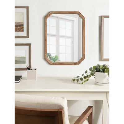 Miroir mural carré en bois Kate et Laurel Marston